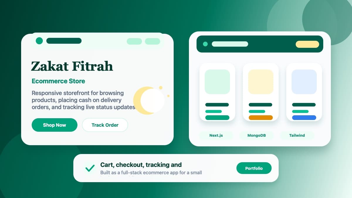 Zakat Fitrah Ecommerce Store